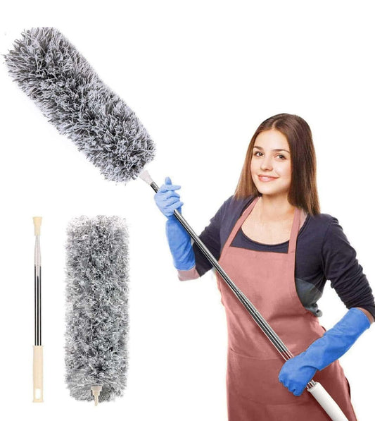 Cleaning Flexible Mop Duster for Quick and Easy Cleaning with Long Rod